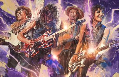 Jimi Hendrix, Eddie Van Halen, Willie Nelson and Joan Jett